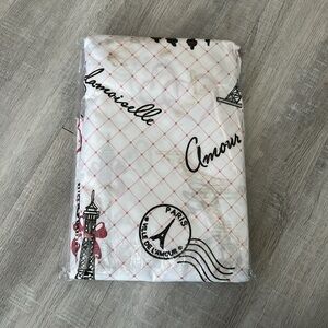 PARIS THEMED WINDOW VALANCE 2 PANELS